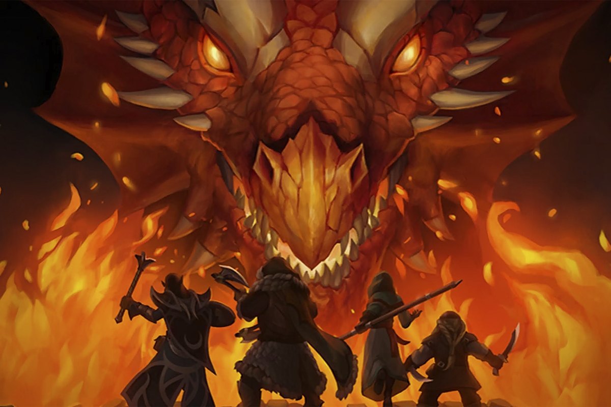 Arte de dragão de Dungeons & Dragons