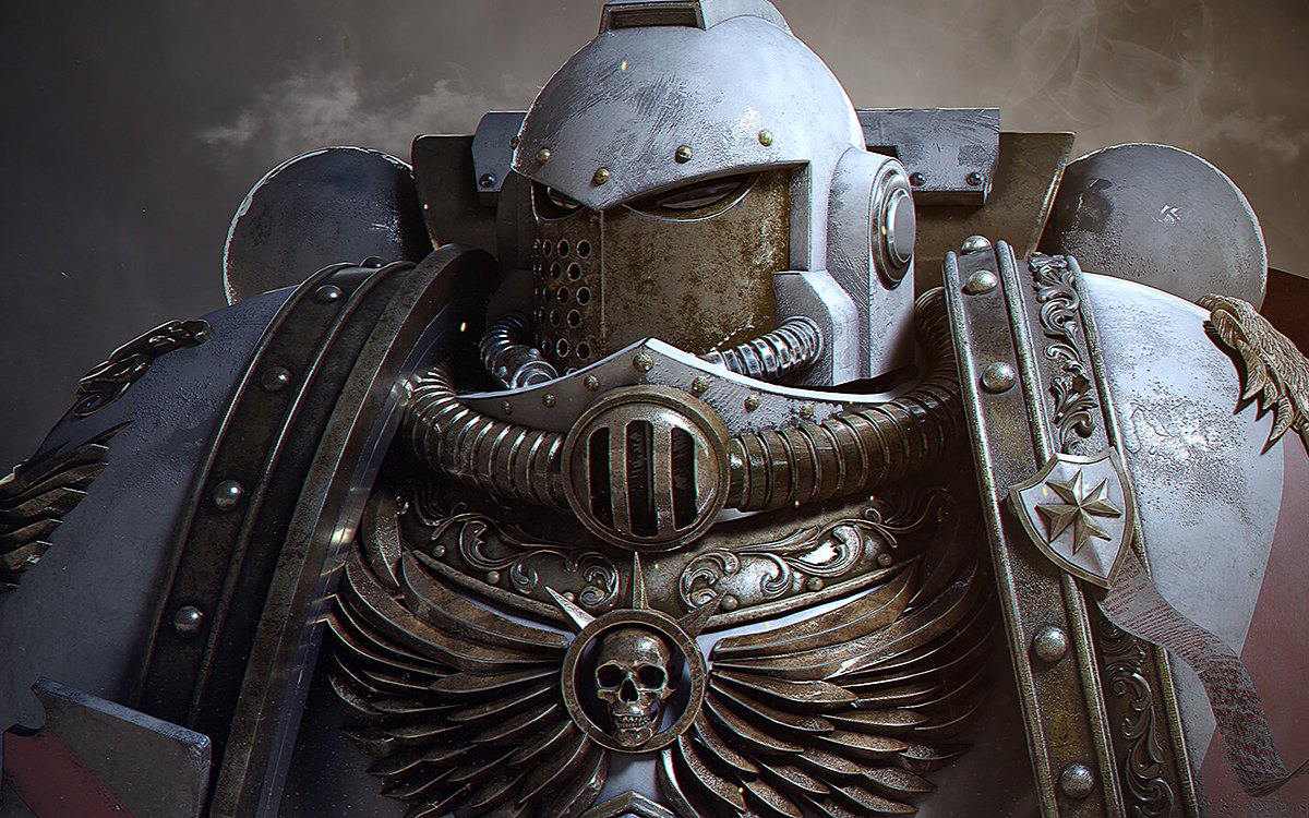 Miniatura de Space Marine de Warhammer